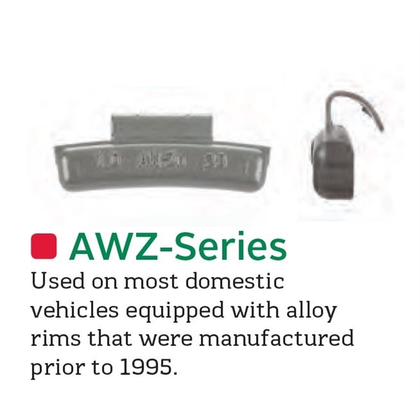 Wegmann Automotive 3.0 oz. AW-Series Zinc (Box of 25) AW300Z